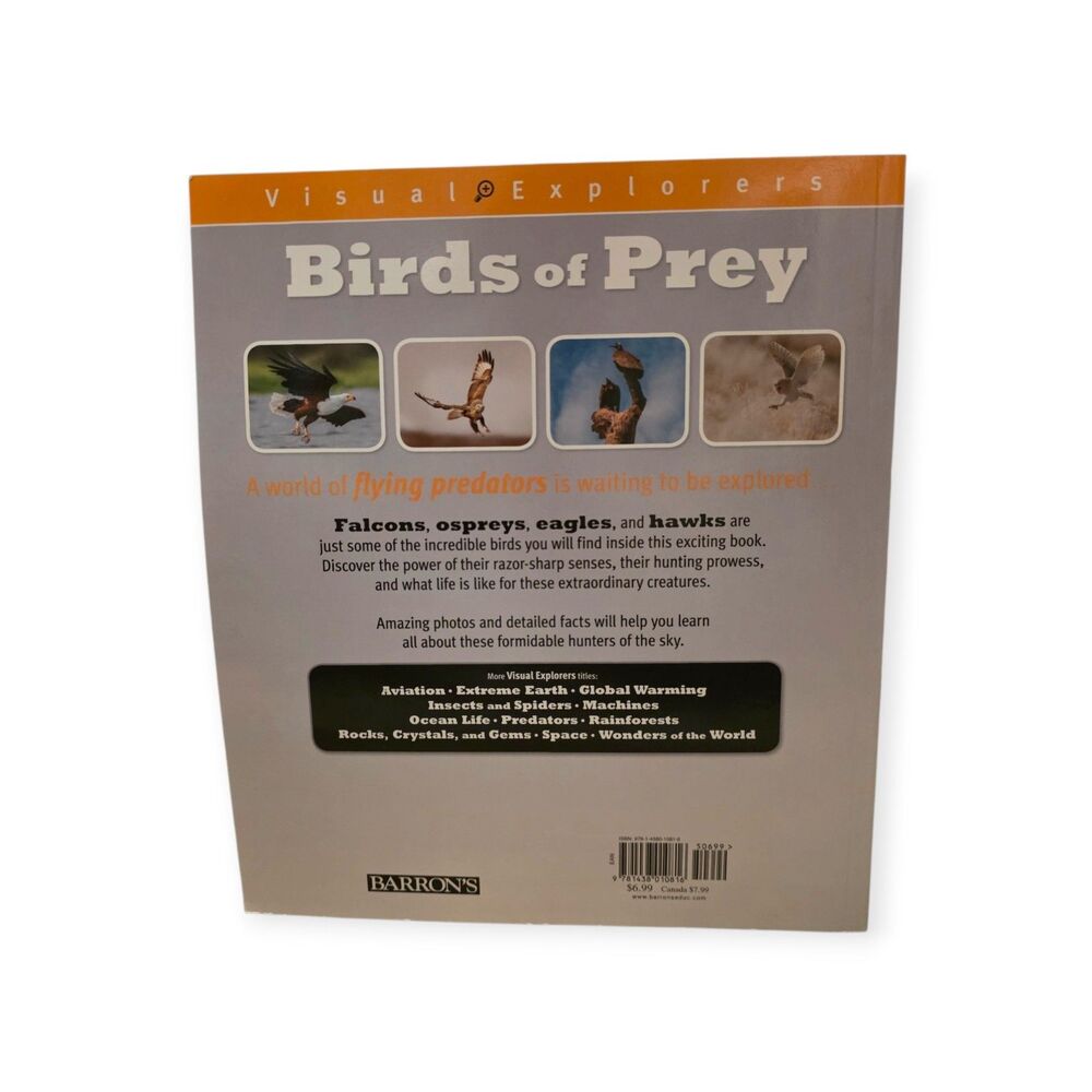 Visual Explorers Paperback Book Bundle Machines & Birds of Prey Kids Nonfiction - Picture 3 of 5